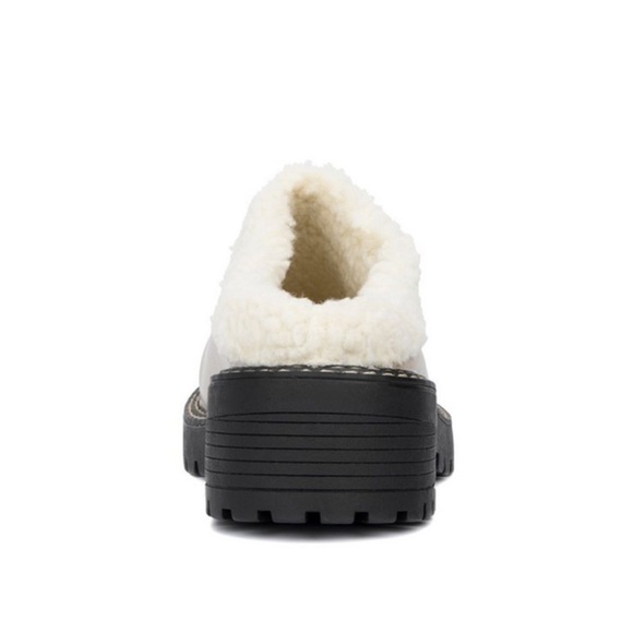 NWT / NIB! WOMEN'S OLIVIA MILLER MARLEIGH HEELED CLOGS Size 10 Taupe - Picture 6 of 7